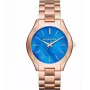 Relógio cronógrafo de mulher Michael Kors Bradshaw MK3494 42mm ouro rosa aço inoxidável