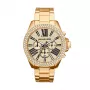 Relógio cronógrafo de mulher Michael Kors Bradshaw em aço inoxidável cor ouro rosa MK6095