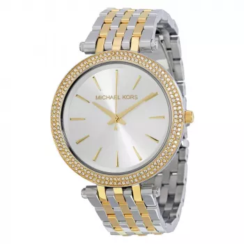 Michael Kors Darci Relógio de mulher quartzo analógico MK3215 39mm tom rosa-ouro aço inoxidável