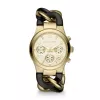Relógio de mulher Michael Kors Darci quartzo MK3242 34mm tom dourado aço inoxidável