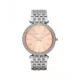 Relógio para mulher Michael Kors Darci caixa de aço inoxidável tom ouro rosa MK3218 39mm