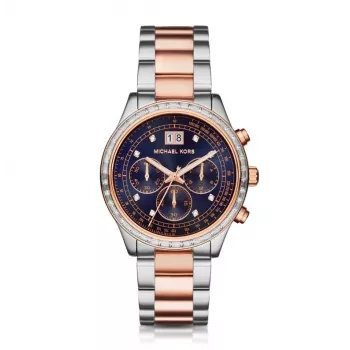 Relógio de senhora Michael Kors Darci aço inoxidável rosa-ouro MK6205