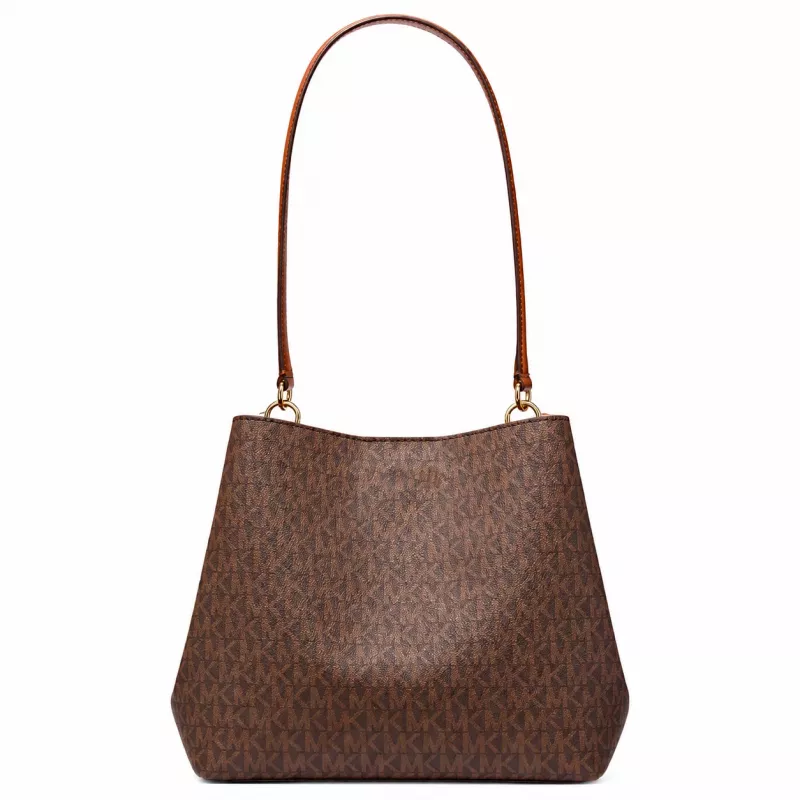Michael Kors Freya Mala de Ombro 35S4G3FS2VBRO Brown Multi