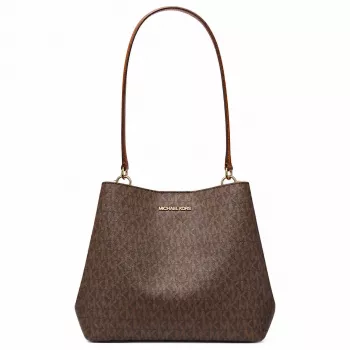 Michael Kors Freya Mala de Ombro 35S4G3FS2VBRO Brown Multi