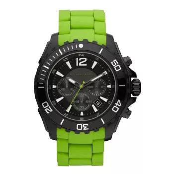 Michael Kors Gage Relógio Cronógrafo Homem MK8236 47mm Aço Inoxidável Mostrador Azul