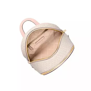 Mochila Michael Kors Grab 35S5GRAB6VCRN Vanilla/Acorn lona revestida