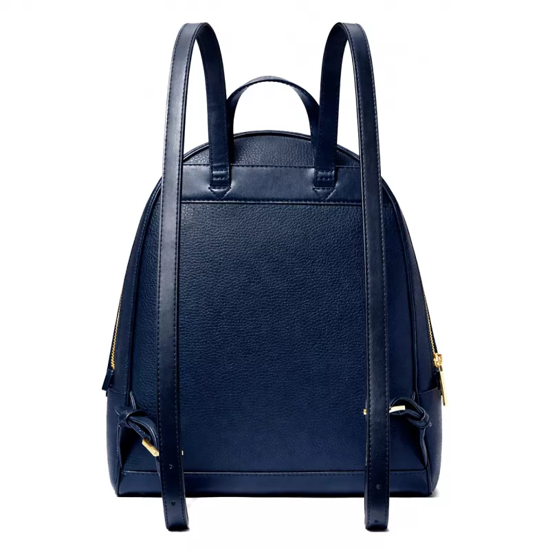 Mochila Michael Kors Grab azul-marinho pele Saffiano de mulher 30x26x13 cm