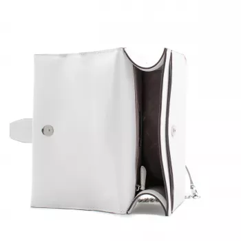 Mala transversal Michael Kors Greenwich em pele Saffiano Luggage 35S5SGRC1LOPT