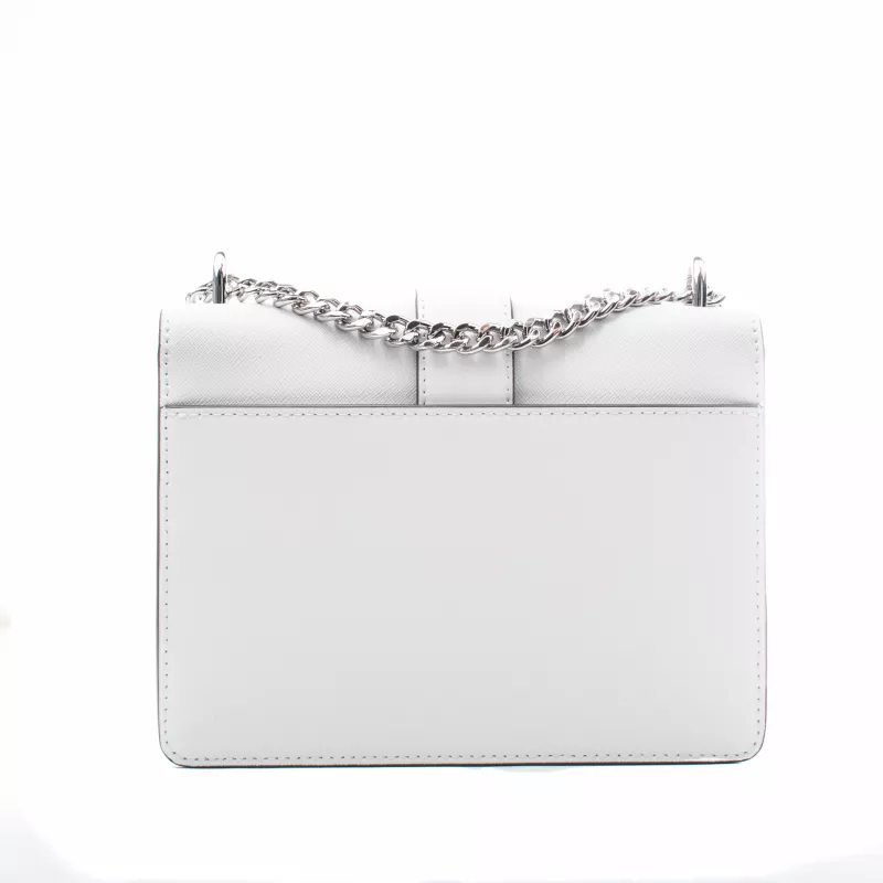 Mala transversal Michael Kors Greenwich em pele Saffiano Luggage 35S5SGRC1LOPT