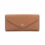 Mala crossbody Michael Kors Greenwich em pele Saffiano cor Luggage 35F3GTVE7LLUG