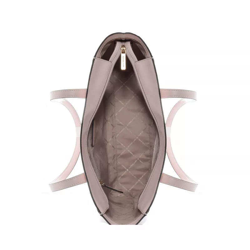 Saco de ombro Michael Kors Greenwich Powder Blush pele Saffiano 35S4G9GT3LPOW