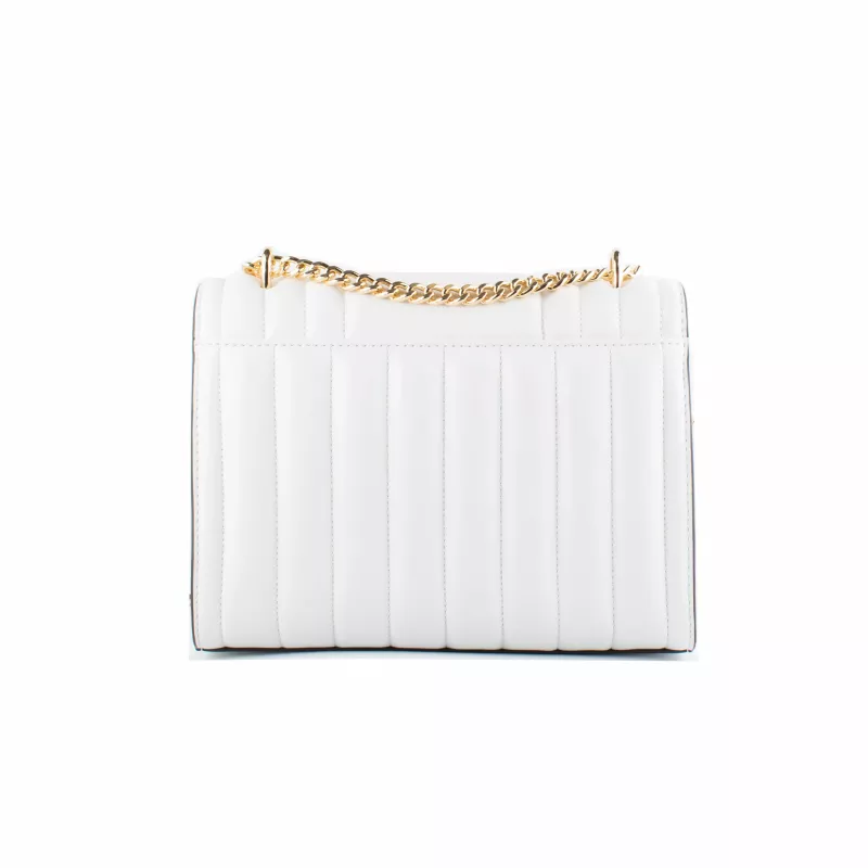 Mala crossbody Michael Kors Gwen 35R4GWHL6UOPT lona revestida Signature ferragens em tom dourado