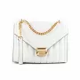 Mala crossbody Michael Kors Gwen 35R4GWHL6UOPT lona revestida Signature ferragens em tom dourado