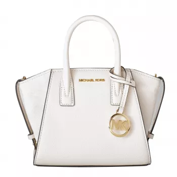 Mala de ombro de mulher MICHAEL KORS Jet Set Charm com padrão de logótipo Signature, forma oval, 18x15x7 cm
