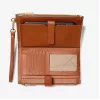 Carteira de pulso Michael Kors Jet Set Travel Continental 35F8GTVW0LLUG - pele Saffiano, Luggage, ferragens em tom dourado