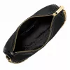 Saco crossbody Michael Kors Jet Set Travel 35F4G1QC6LBLA preto pele Saffiano