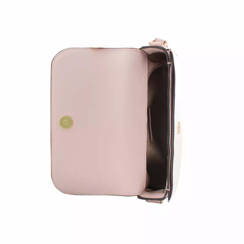 Mala crossbody Michael Kors Jet Set Travel 35F4GTVC1LPOW Powder Blush