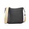 Saco crossbody Michael Kors Jet Set Travel preto pele Saffiano 35S4GTVC5LBLA