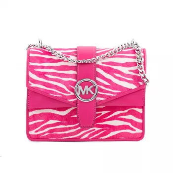 Mala transversal Michael Kors Jet Set Travel castanho/Acorn 35S5SGRC1HDRA