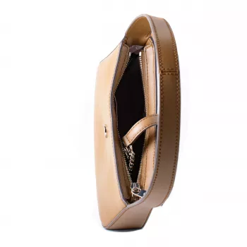 Mala transversal Michael Kors Jet Set Travel - castanho/Acorn - 35T4S1YC1LDRI
