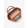 Mala transversal Michael Kors Jet Set Travel Luggage Brown pele Saffiano 35S4GX9T1BLUG