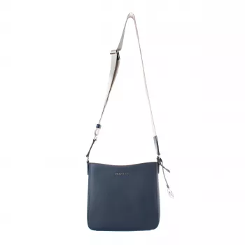 Mala crossbody Michael Kors Jet Set Travel navy pele saffiano 35T4STVC5LNAV