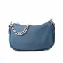 Mala transversal Michael Kors Jet Set Travel Navy Signature lona revestida
