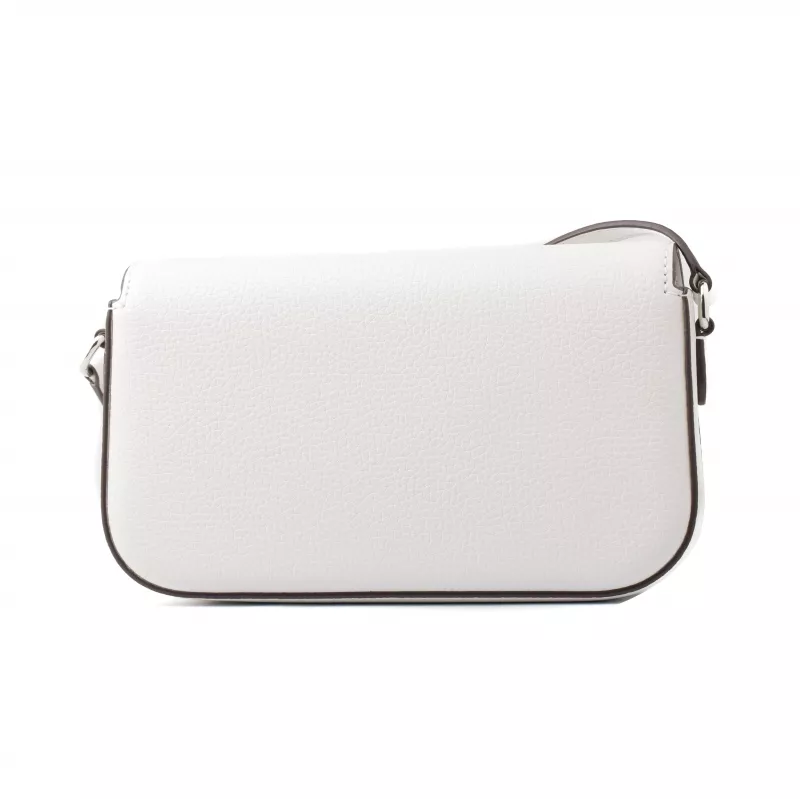Mala Michael Kors Jet Set Travel Crossbody branco ótico pele Saffiano 35F4STVC1LOPT