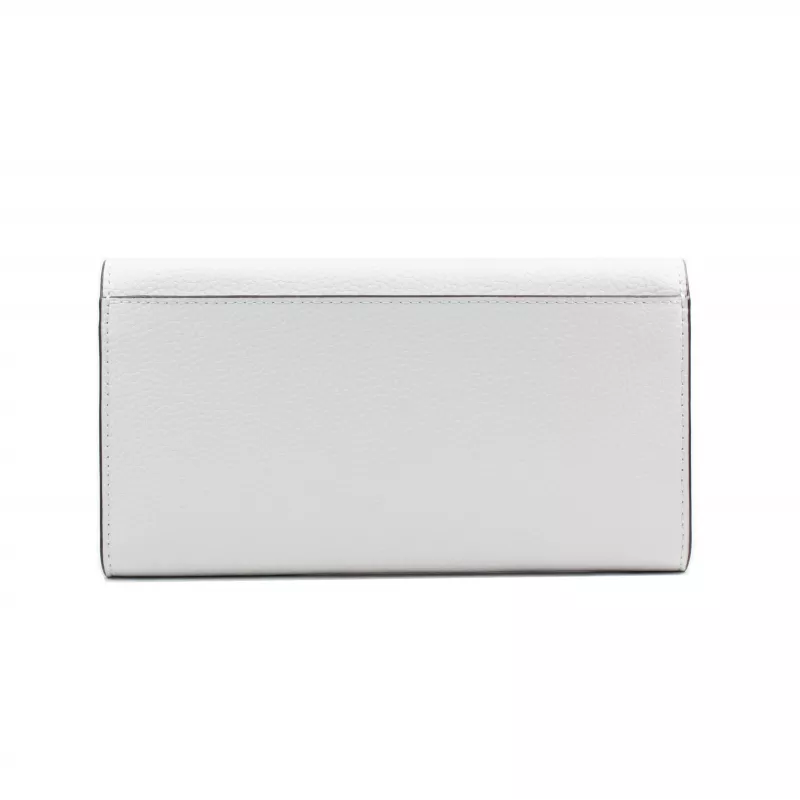 Michael Kors Jet Set Travel Mala de Ombro Optic White em Pele Saffiano 35S5S2ZC7LOPT