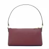 Mala crossbody Michael Kors Jet Set Travel Oxblood pele Saffiano 26x14x7 cm