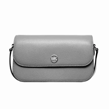 Mala crossbody Michael Kors Jet Set Travel pale gold pele saffiano 35F4STVC1LPEA
