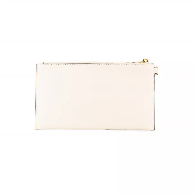 Mala transversal Michael Kors Jet Set Travel em pele Saffiano com ferragens douradas 25x14x2 cm
