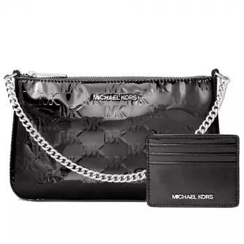 Michael Kors Jet Set Travel Conjunto de mala crossbody Preto