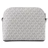 Michael Kors Mala crossbody Jet Set Travel Vanilla Signature Coated Canvas Gold-Tone Hardware 35F1GTVC6B