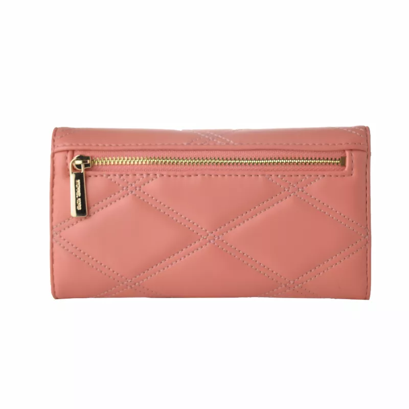 Michael Kors 35S2GTVF3USRT Porta-moedas de mulher, 18x10x1 cm, pele rosa