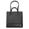 Mala de ombro Michael Kors Jet Set Travel pele Saffiano preta 35S4GX9T1BBLA