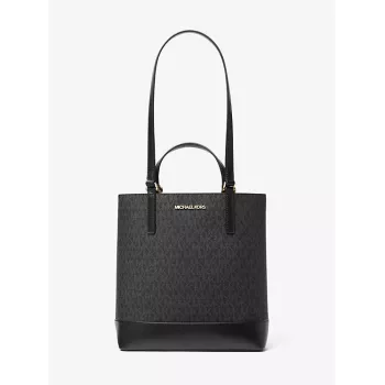 Mala de ombro Michael Kors Jet Set Travel pele Saffiano preta 35S4GX9T1BBLA