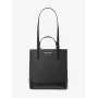 Mala de ombro Michael Kors Jet Set Travel pele Saffiano preta 35S4GX9T1BBLA