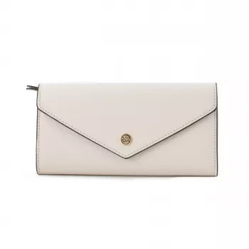 Carteira de pulso Michael Kors Jet Set Travel em pele Saffiano, luggage, tom dourado