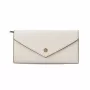 Carteira de pulso Michael Kors Jet Set Travel em pele Saffiano, luggage, tom dourado