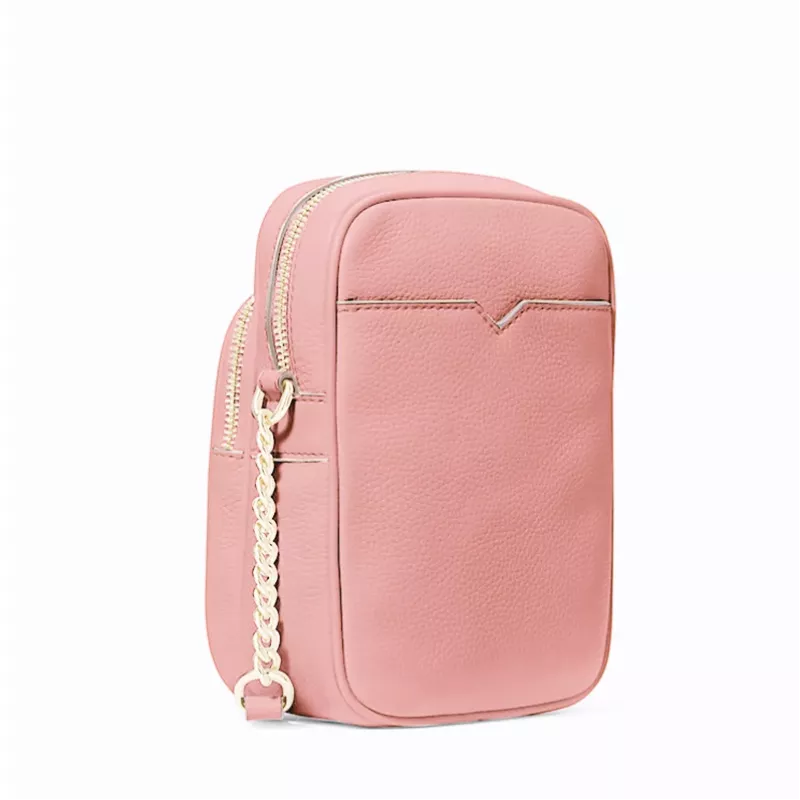 Mala de ombro transversal Michael Kors Jet Set Travel Powder Blush 35H3GTVC2LPOW