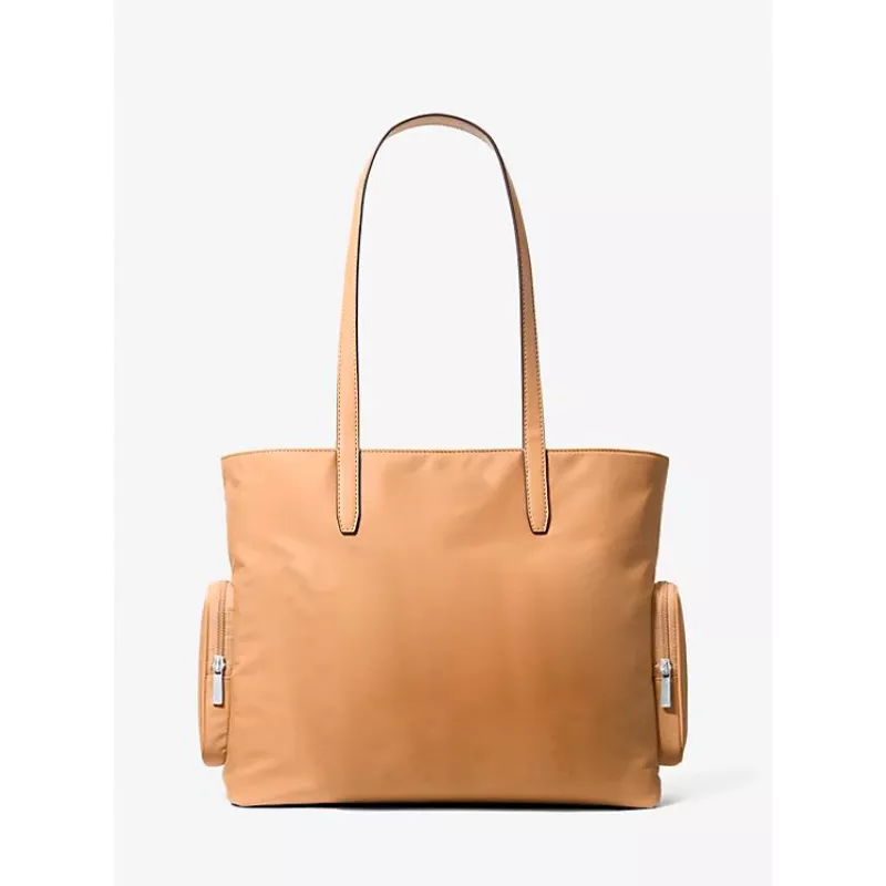 Saco de ombro Michael Kors Jet Set Travel 35T5S5FT9CPEA couro saffiano ferragens douradas 42x30x12 cm