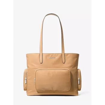 Saco de ombro Michael Kors Jet Set Travel 35T5S5FT9CPEA couro saffiano ferragens douradas 42x30x12 cm