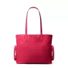 Mala de mão Michael Kors Jet Set Travel Dark Berry Multi couro saffiano de mulher 35T5S5FT9CDKR