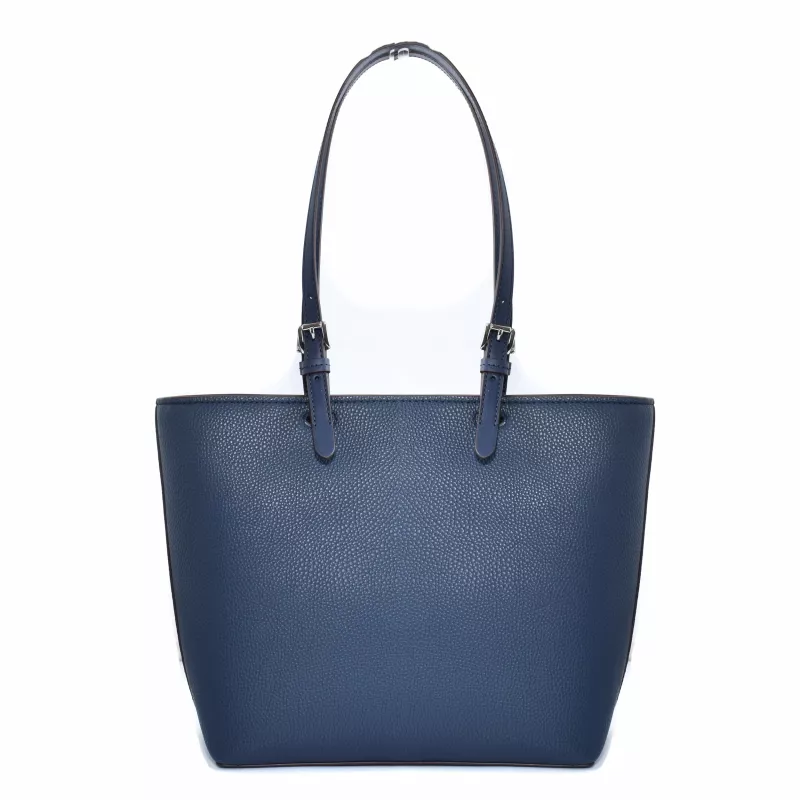 Mala de mão Michael Kors Jet Set Travel azul-marinho 35H3STVT6BNAV