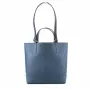 Mala de mão Michael Kors Jet Set Travel navy pele Saffiano 35T0GX9T1TNAV