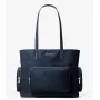 Bolsa tote Michael Kors Jet Set Travel azul-marinho pele Saffiano 35T5S5FT9CNAV