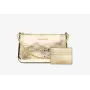 Michael Kors Jet Set Travel conjunto de mala tote com carteira - Opal Multi Signature Coated Canvas