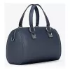 Michael Kors Jet Set Travel mulher bolsa crossbody em pele saffiano azul-marinho, 19x13x9 cm