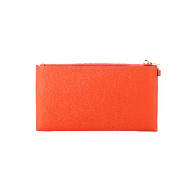 Bolsa de pulso Michael Kors Jet Set Travel pele Saffiano vermelha 35S5GTVW3IRED